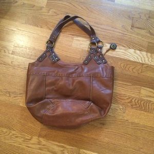 The Sak -Beautiful Brown Leather HOBO bag. Size OS